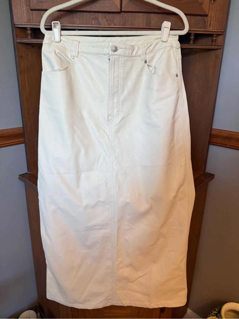 Free people  City Slicker Vegan Maxi Skirt 10